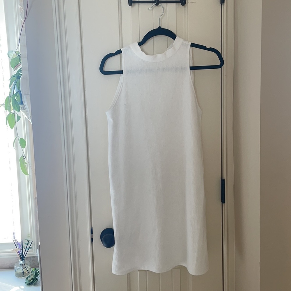 MNG White Basic Summer Dress size 4